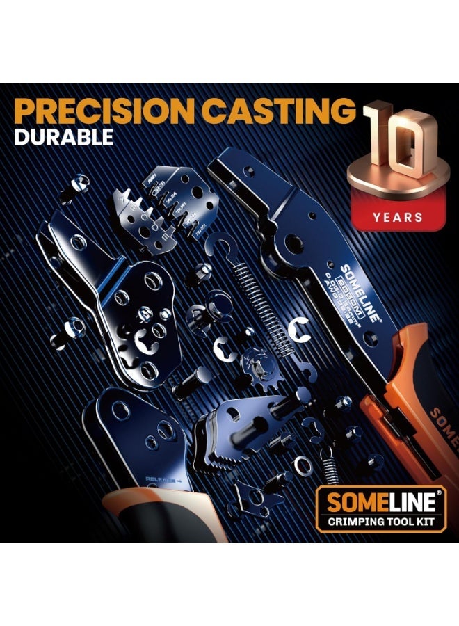 SOMELINE 30 Types Crimping Tool Connector Kit 32-20AWG JST-PH 2.0mm/XH 2.5mm/From Bridge 2.54mm, Pliers for JST, DuPont, KF2510, Molex, TE Series - Image 4